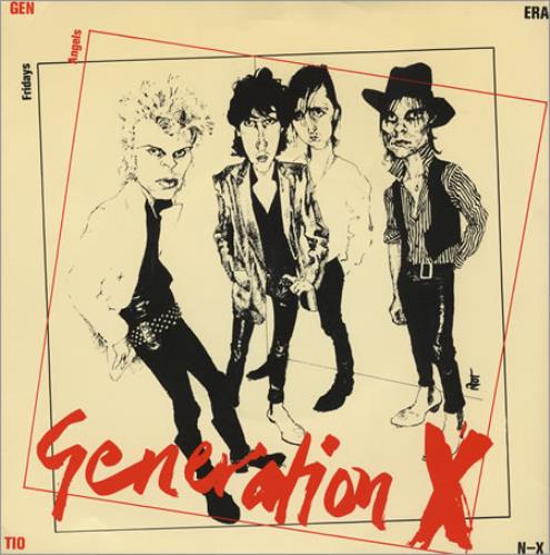 Generation X Friday's Angels - Red Vinyl UK 7